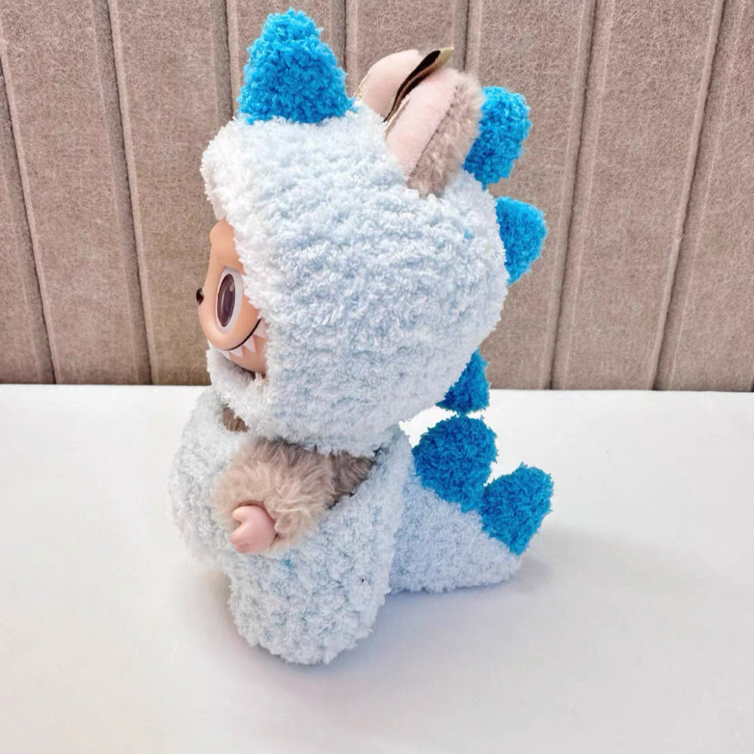 Cute Dinosaur Costume Doll clothes Set – 2-Piece Handmade Hood & Tail for Gen 1/2/3 (No Doll)