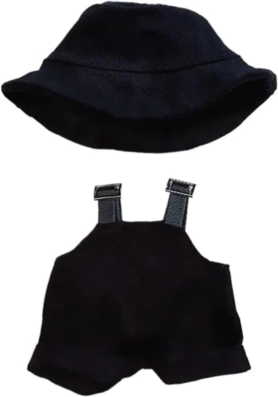 Clothes for Doll (NO Doll), Hat & Overalls Set for 17cm Accessories Suit, Cute Clothes for Dress up Unique Style(Style J)