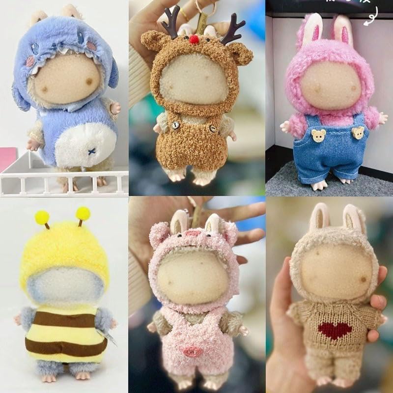 17cm Doll Clothes - Kawaii Clouth for 17cm Dolls, Cute Doll Outfit with Accessories (NO Doll)