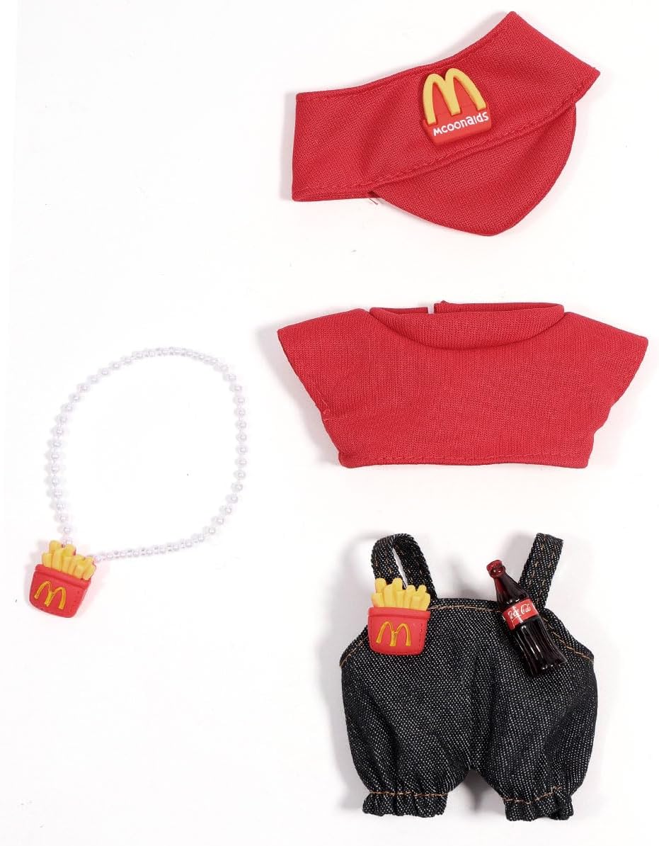 Doll Clothes Outfits,Clothes Set for 17cm Doll,3 Piece Set Hat Clothing, Boys and Girls Stylish Adorable Dolls Clothes Accessories (No Doll)_01