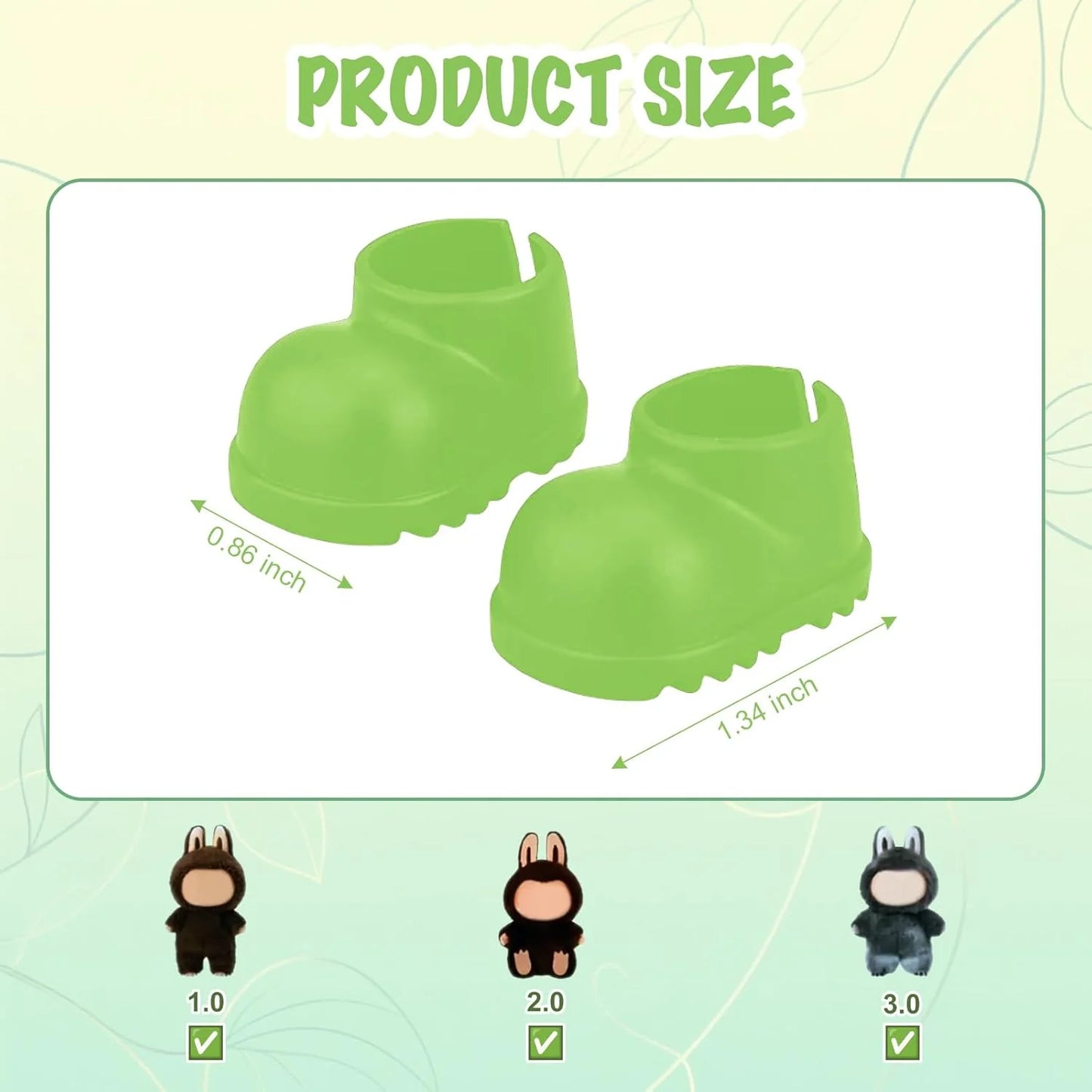 10 Pairs 17cm Doll Shoes - Plastic Mini Shoes for 6.9 Inch Dolls for Collectors & Playtime - Lightweight & Durable