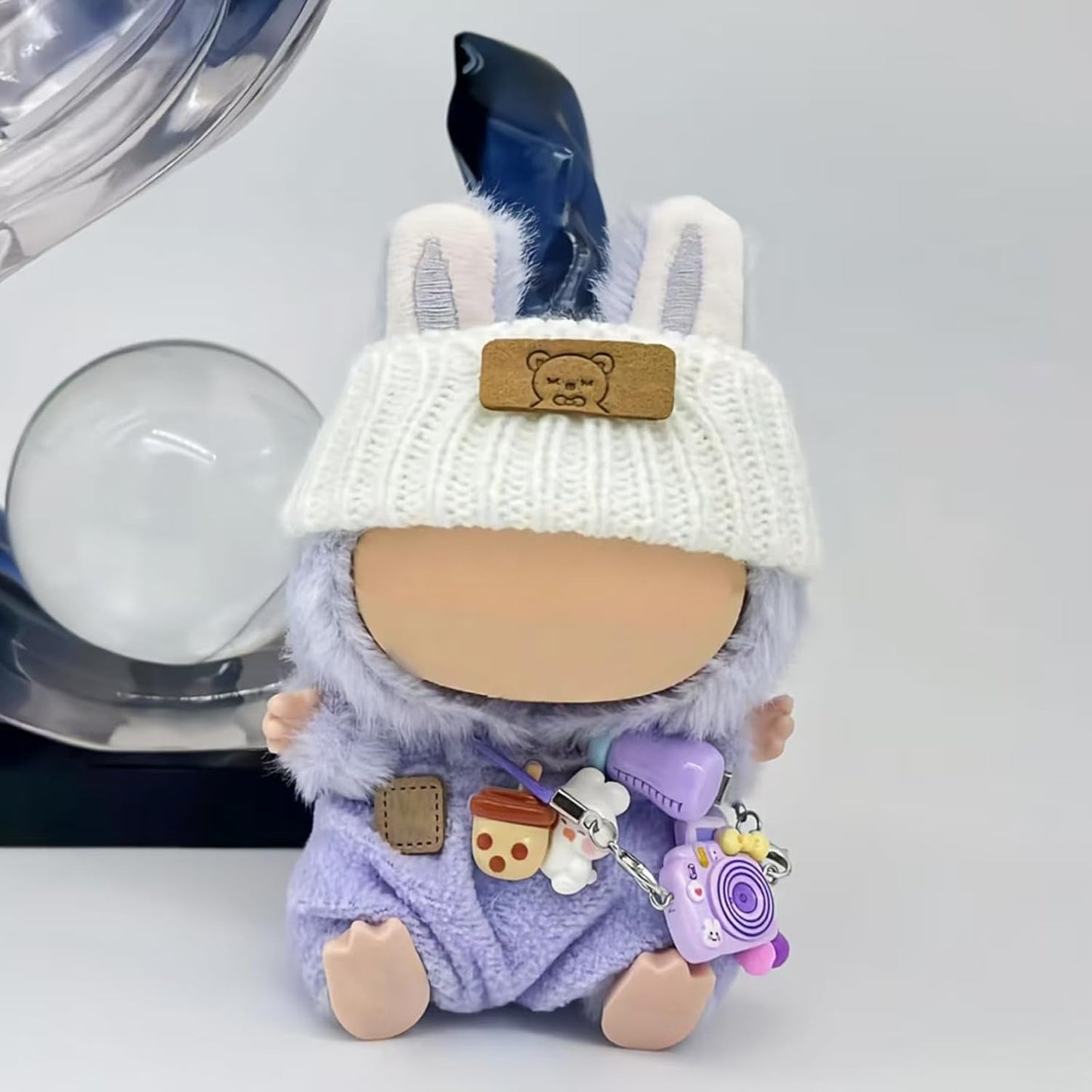 Doll Clothes for 17cm Dolls, Doll Clothes Set & Outfit Set for 17cm Dolls, Exquisite Accessories, Clothes Set (Purple)