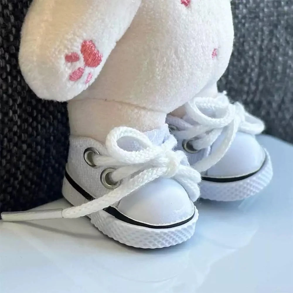 Cute Doll Shoes for Labubu, 2025 New Mini Shoes for 17cm Labubu Clothes Accessories, Mini Finger Shoes for Labubu Doll Accessories Dress up Unique Style
