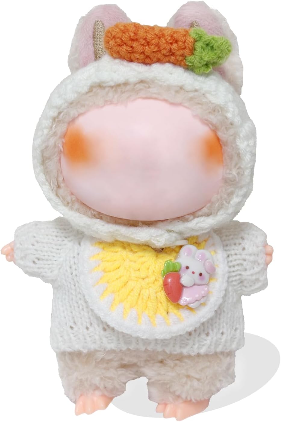 17cm Doll Clothes Set, Cute Hat & Outfit Set for Dolls, Adorable Dress-Up Accessories for Doll (Pink Pig)