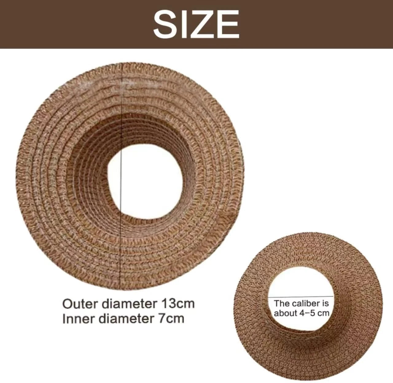 5-Pack Random Mini Straw Hat for Labubu, Doll Hat Accessories for 15cm & 17cm Labubu, Cute Beach Sun Hat for Labubu Clothes Accessories, Dolls Summer Vacation Photo Prop & Display Accessory