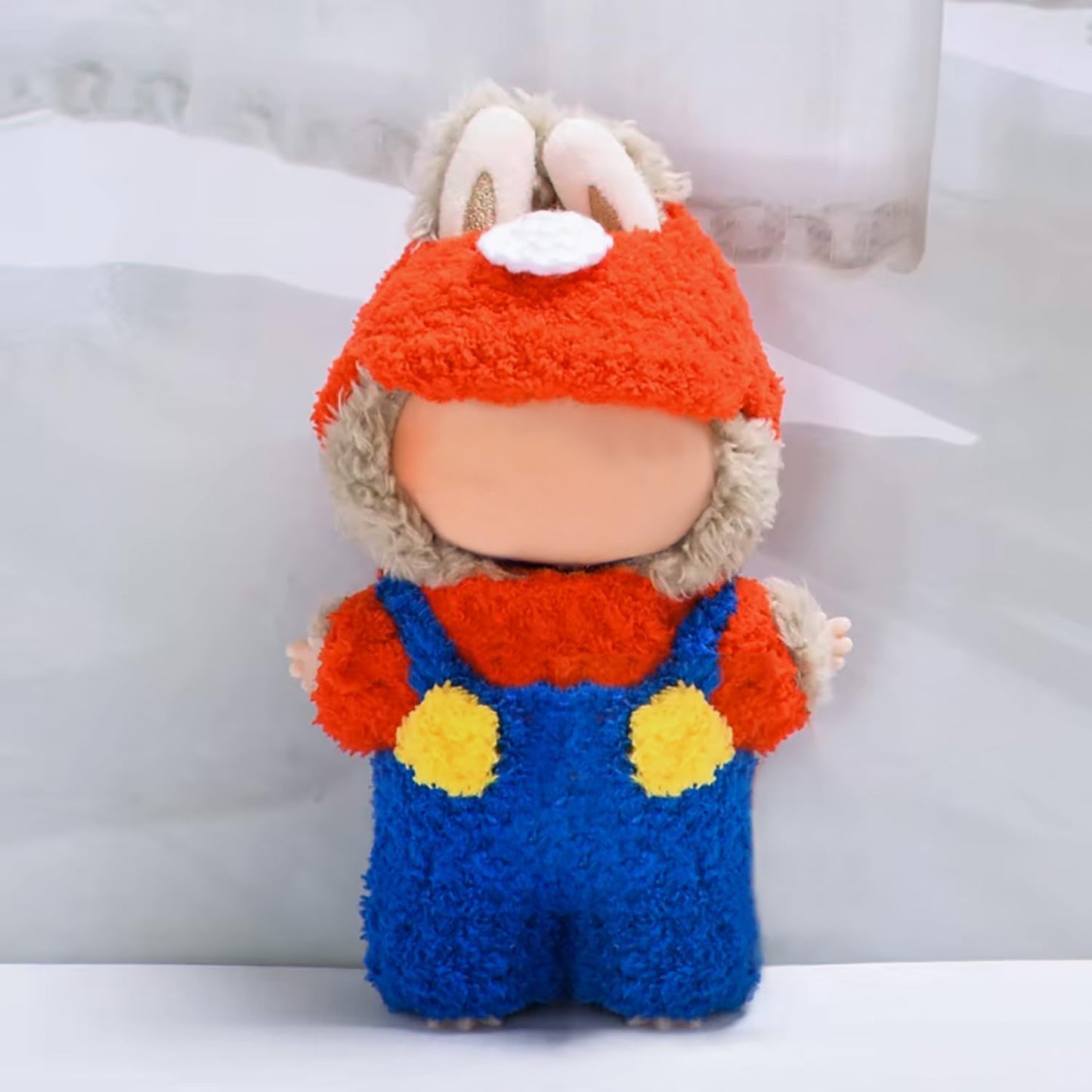 Clothes Fit for 17cm/6.7 Inch Doll, Fashion Doll Clothes Outfit Set Cute Theme Designer Toys Dress Accessories for Collector Fans Display Case (Red Blue Set)