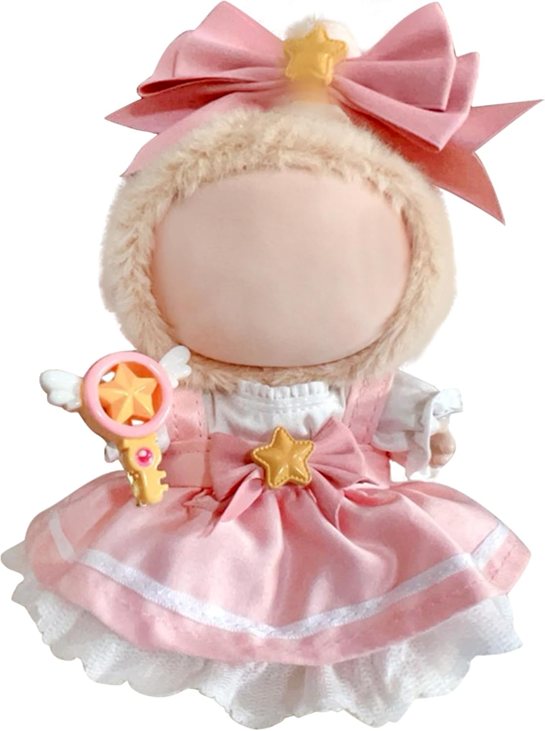 Clothes Fit for 17cm/6.7 Inch Doll, Fashion Doll Clothes Outfit Set Cute Theme Designer Toys Dress Accessories for Collector Fans Display Case (Red Blue Set)