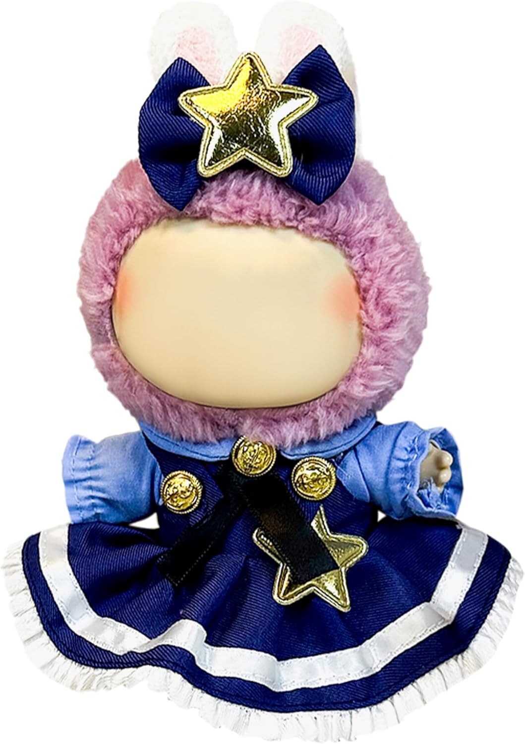 Clothes Fit for 17cm/6.7 Inch Doll, Fashion Doll Clothes Outfit Set Cute Theme Designer Toys Dress Accessories for Collector Fans Display Case (Red Blue Set)
