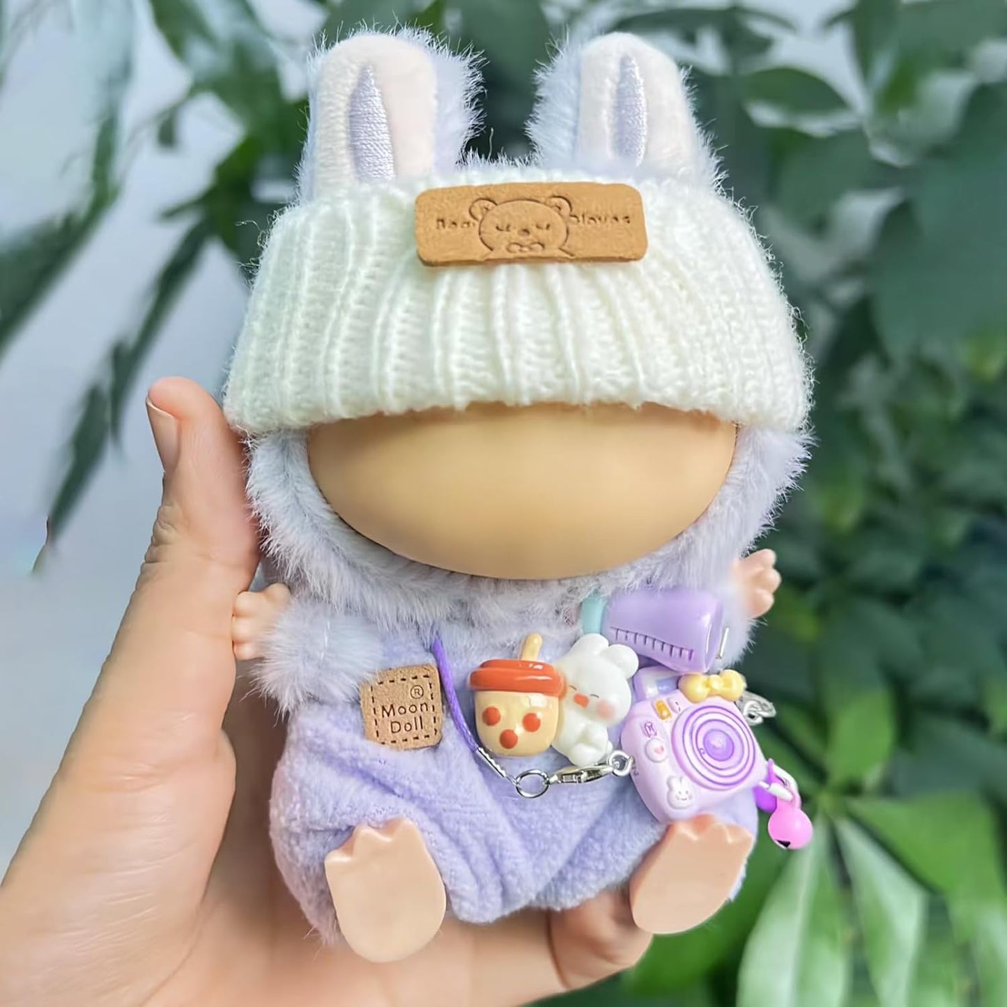 Doll Clothes for 17cm Dolls, Doll Clothes Set & Outfit Set for 17cm Dolls, Exquisite Accessories, Clothes Set (Purple)