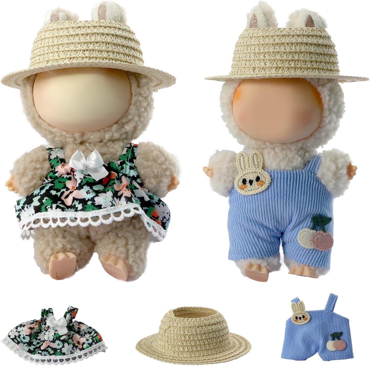 Clothes for 17cm Doll (NO Doll) Mystery Bag, Handcrafted Crochet Set for Doll, Premium Outfit ,Cute Clothes for Dress up Unique Style