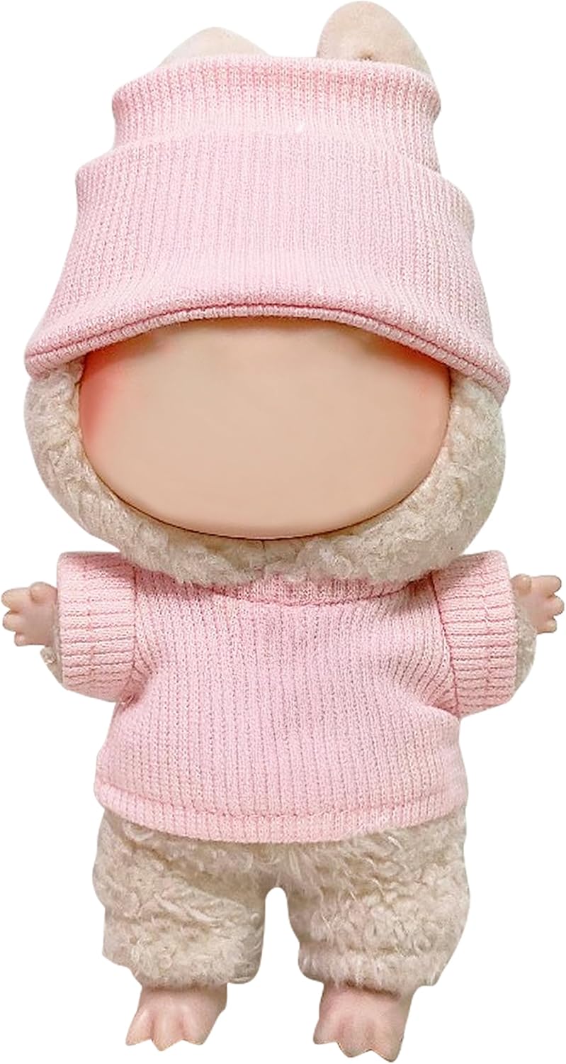 Clothes Fit for 17cm/6.7 Inch Doll, Fashion Doll Clothes Outfit Set Cute Theme Designer Toys Dress Accessories for Collector Fans Display Case (Red Blue Set)