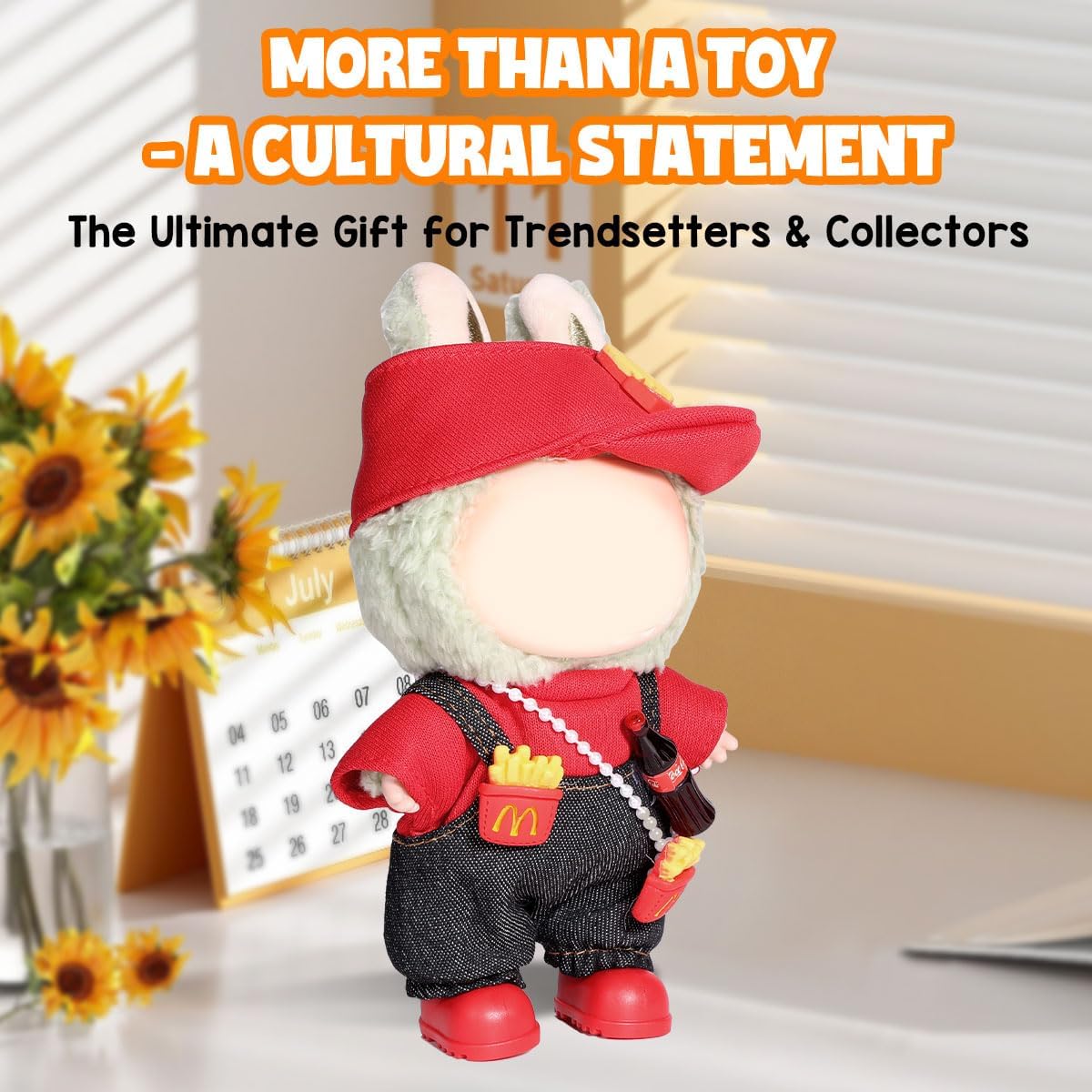 Doll Clothes Outfits,Clothes Set for 17cm Doll,3 Piece Set Hat Clothing, Boys and Girls Stylish Adorable Dolls Clothes Accessories (No Doll)_01