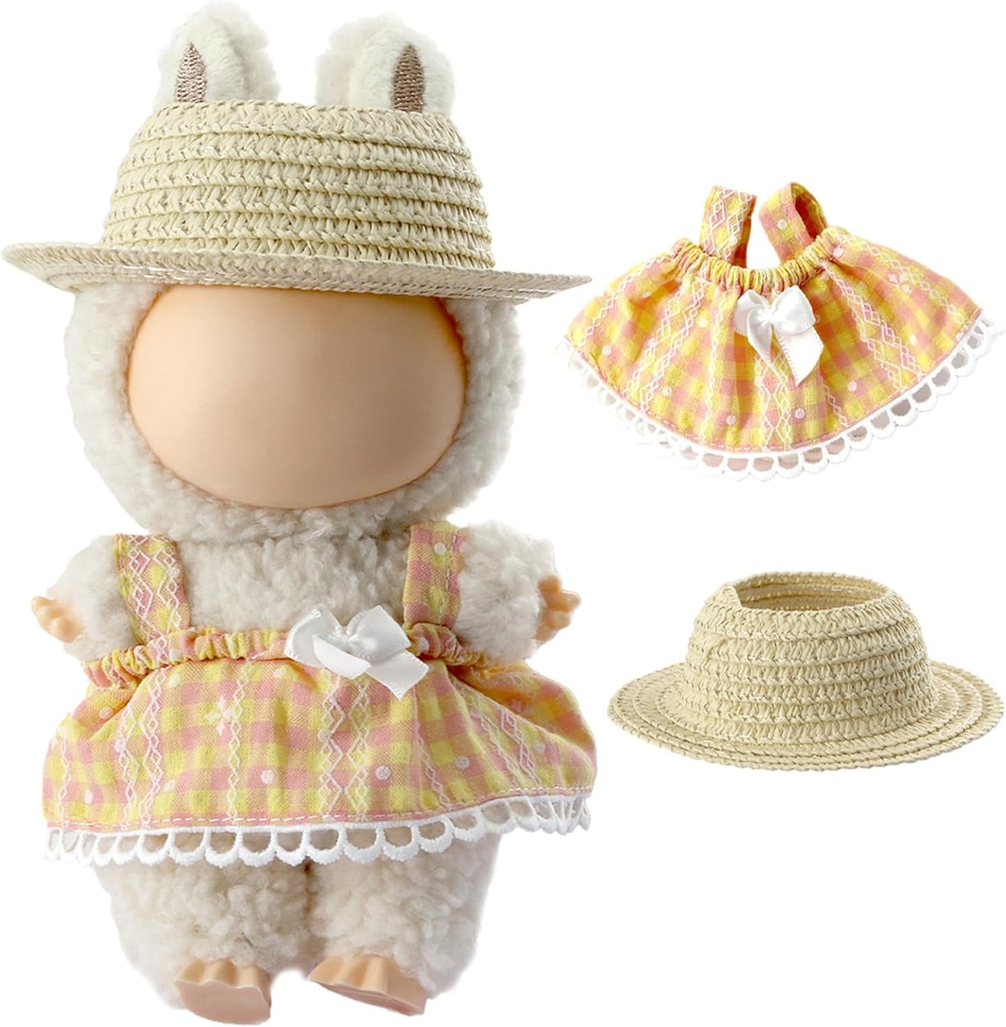 Clothes for 17cm Doll (NO Doll) Mystery Bag, Handcrafted Crochet Set for Doll, Premium Outfit ,Cute Clothes for Dress up Unique Style