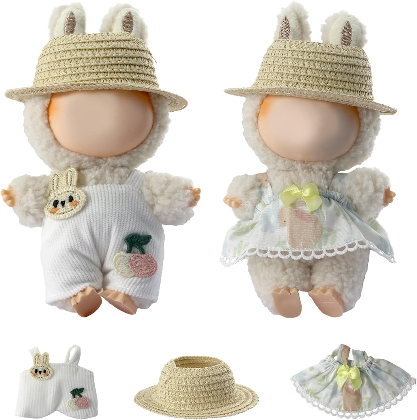 Clothes for 17cm Doll (NO Doll) Mystery Bag, Handcrafted Crochet Set for Doll, Premium Outfit ,Cute Clothes for Dress up Unique Style