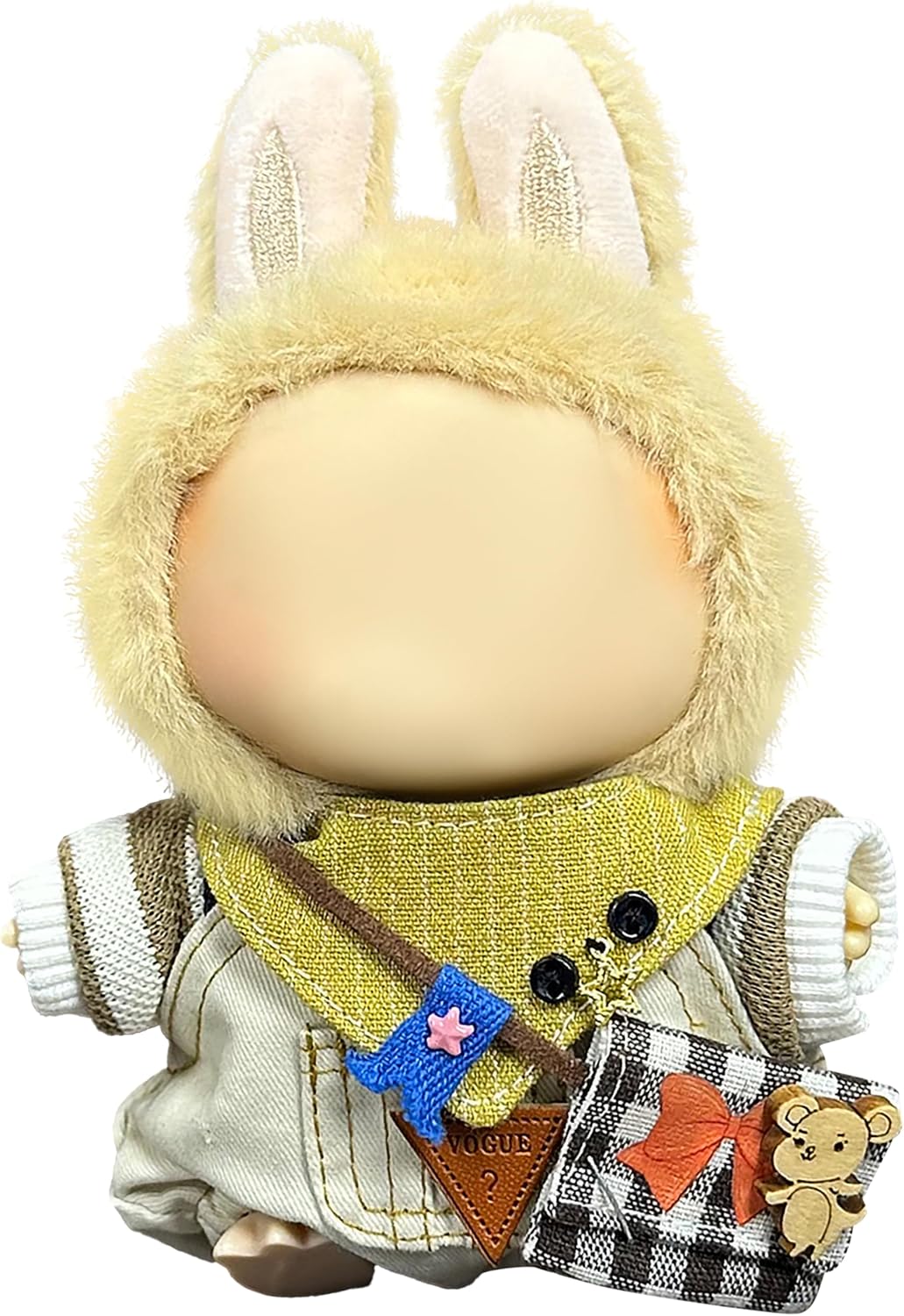 Clothes Fit for 17cm/6.7 Inch Doll, Fashion Doll Clothes Outfit Set Cute Theme Designer Toys Dress Accessories for Collector Fans Display Case (Red Blue Set)
