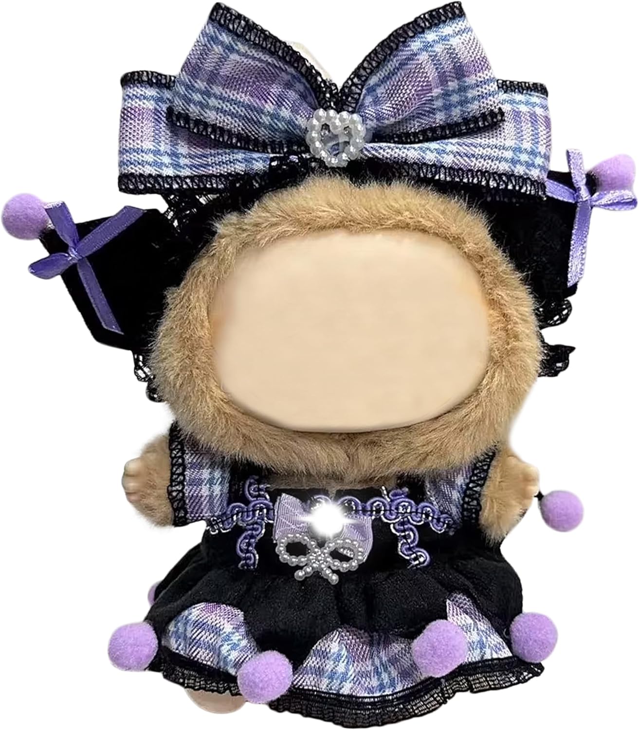 Clothes Fit for 17cm/6.7 Inch Doll, Fashion Doll Clothes Outfit Set Cute Theme Designer Toys Dress Accessories for Collector Fans Display Case (Red Blue Set)