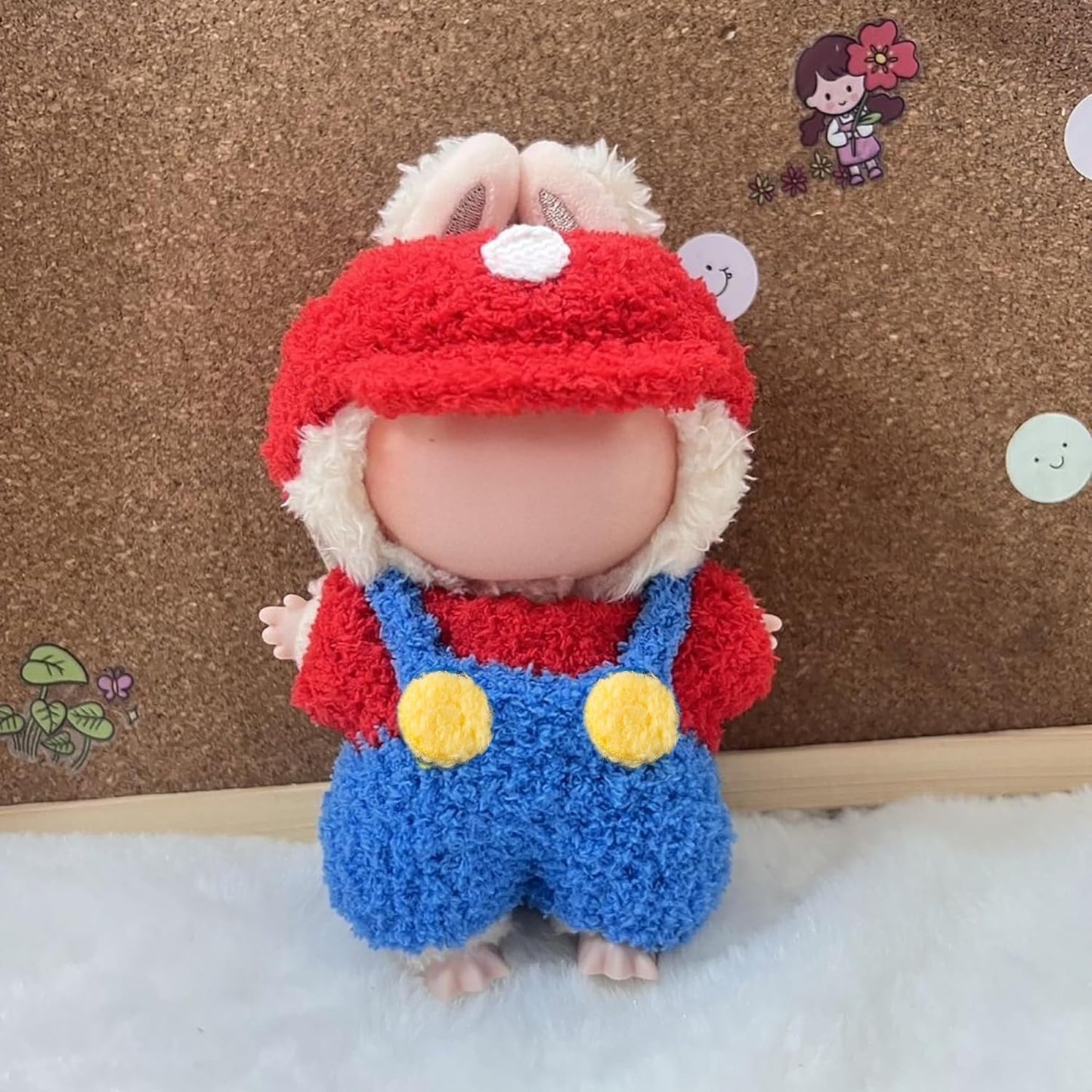Clothes Fit for 17cm/6.7 Inch Doll, Fashion Doll Clothes Outfit Set Cute Theme Designer Toys Dress Accessories for Collector Fans Display Case (Red Blue Set)