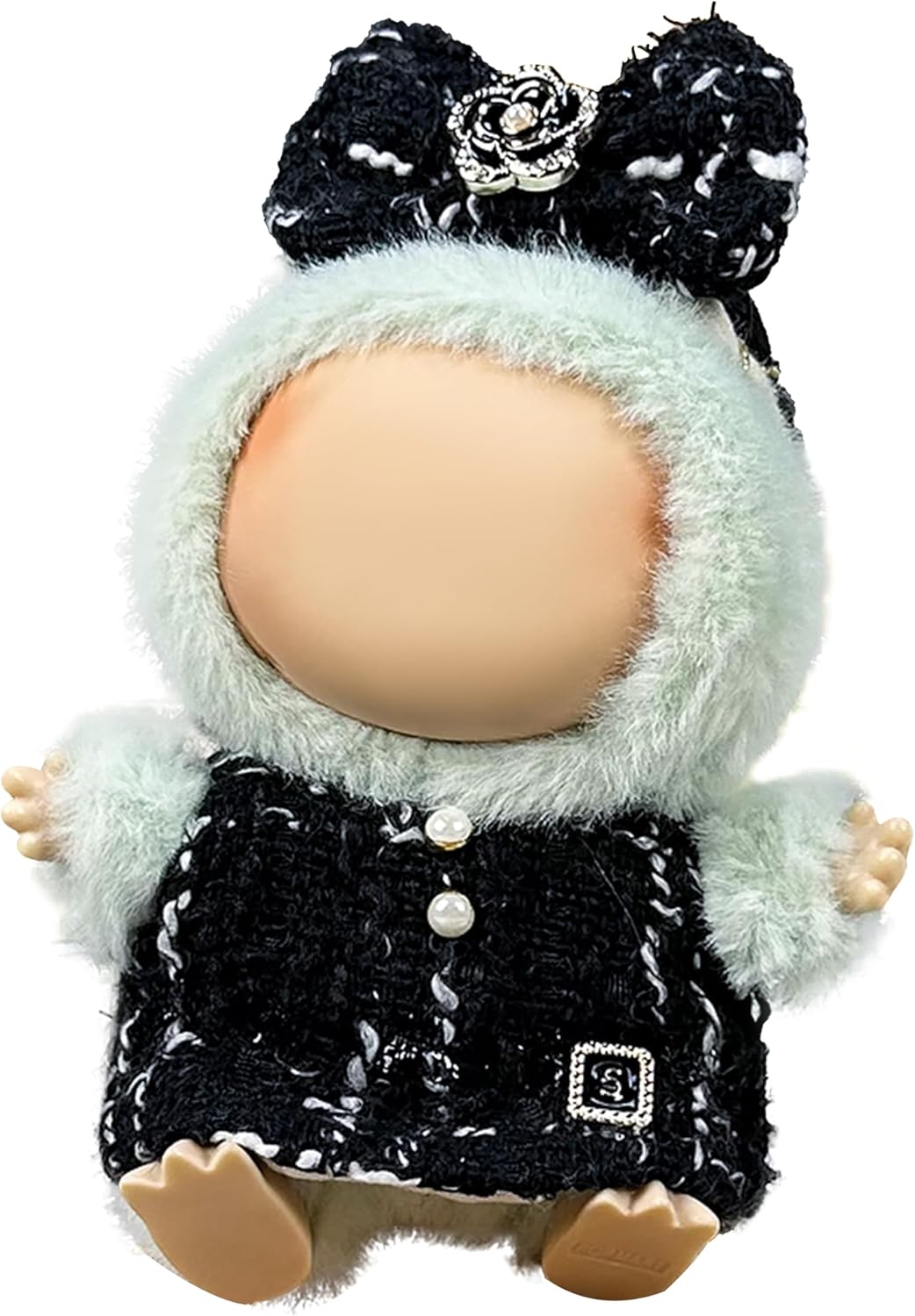 Clothes Fit for 17cm/6.7 Inch Doll, Fashion Doll Clothes Outfit Set Cute Theme Designer Toys Dress Accessories for Collector Fans Display Case (Red Blue Set)