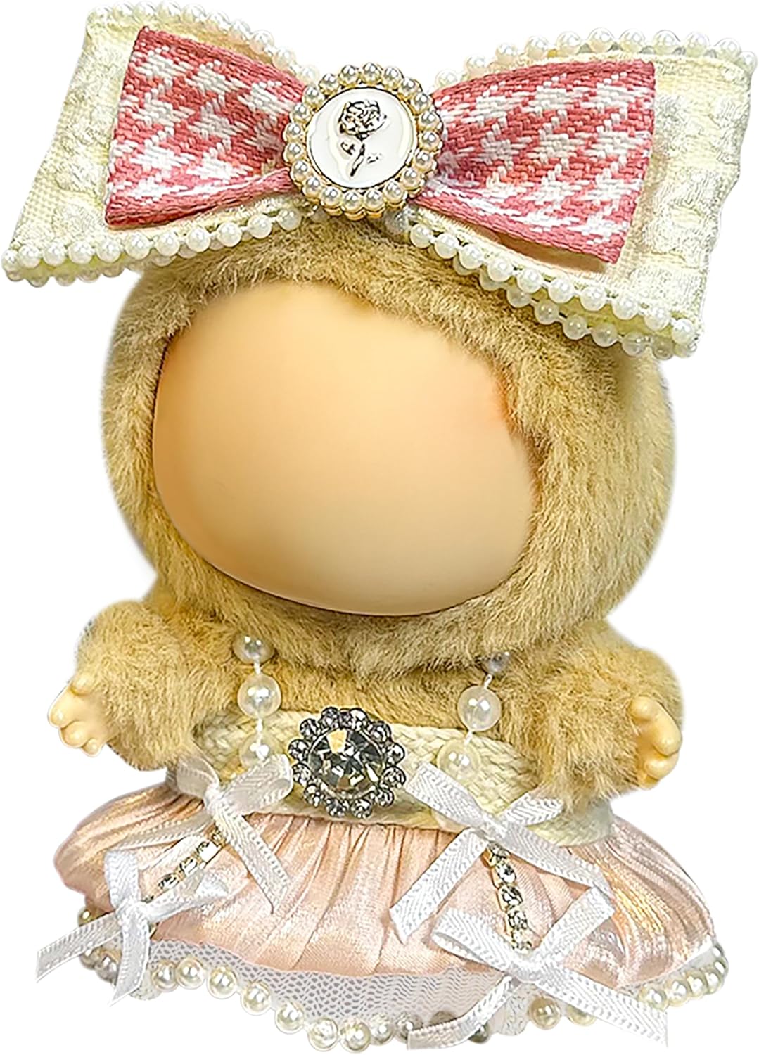 Clothes Fit for 17cm/6.7 Inch Doll, Fashion Doll Clothes Outfit Set Cute Theme Designer Toys Dress Accessories for Collector Fans Display Case (Red Blue Set)