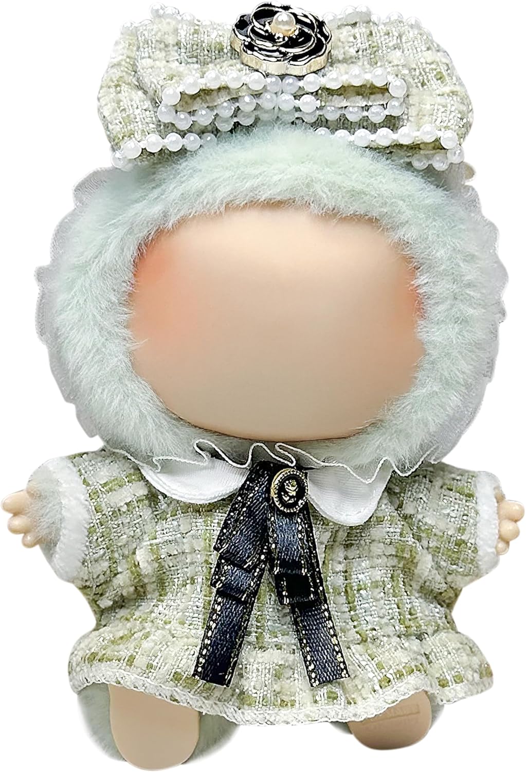 Clothes Fit for 17cm/6.7 Inch Doll, Fashion Doll Clothes Outfit Set Cute Theme Designer Toys Dress Accessories for Collector Fans Display Case (Red Blue Set)