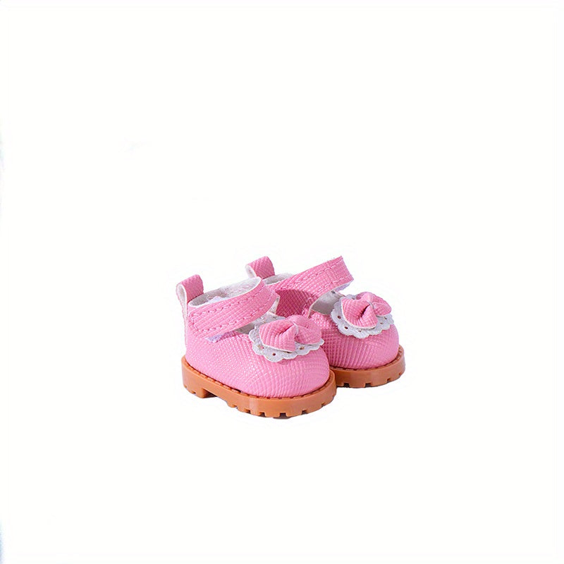 1 Set Fashion Handmade Doll Clothing Tops Pants 6.69 Inches Plush Doll for Clothes Accessories 17cm Cute Doll Holiday Girl Toy Gifts (Not Include Doll)