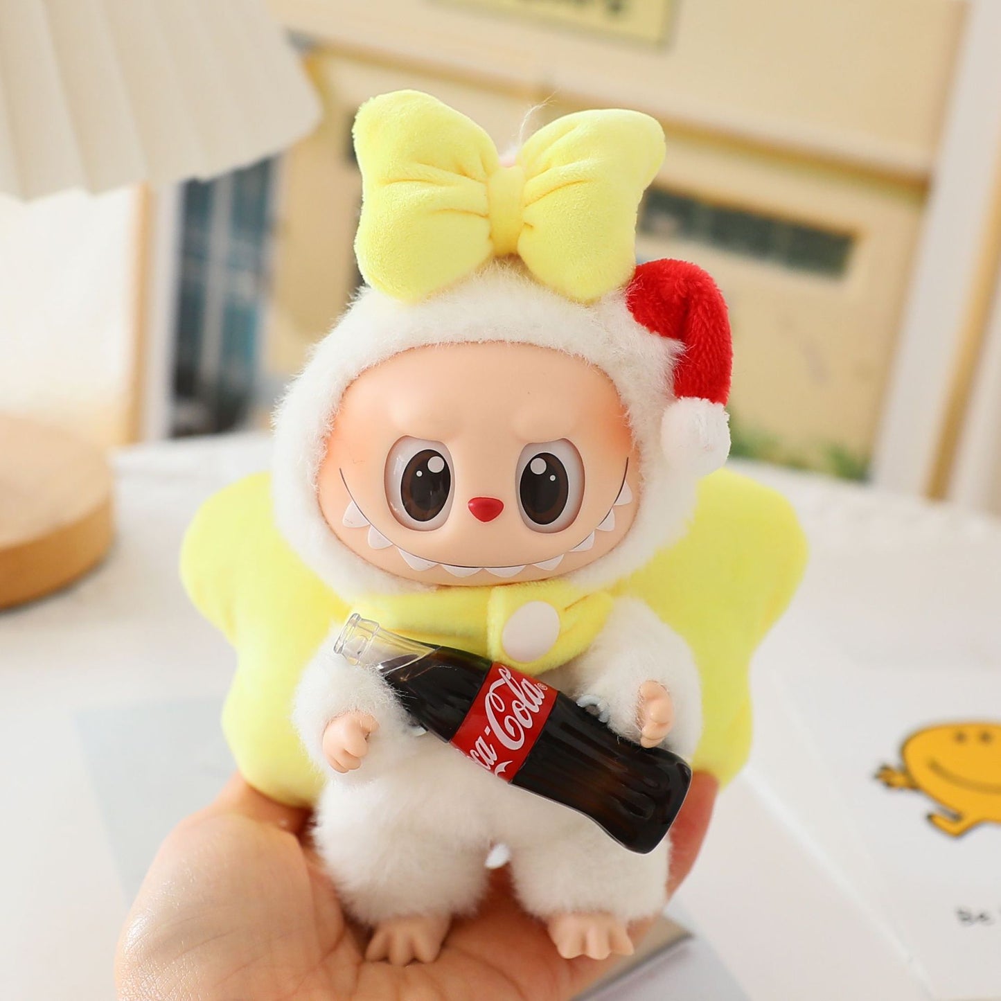 +Clothes for Labubu(NO Doll), 17cm Bow Doll Outfit for 1st, 2nd, and 3rd Generation Labubu Dolls