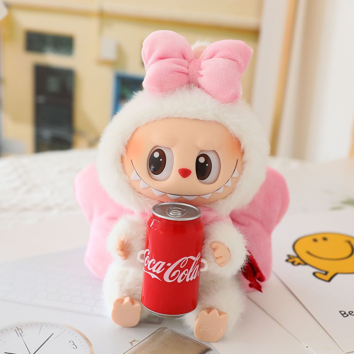 +Clothes for Labubu(NO Doll), 17cm Bow Doll Outfit for 1st, 2nd, and 3rd Generation Labubu Dolls