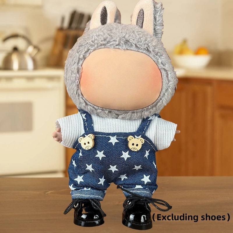 6.69inch Hand-made Doll Four Seasons Wear DIY Accessories Sweet Clothes Mini Accessories Suit Girl Play Home Toy (Not Include Doll)