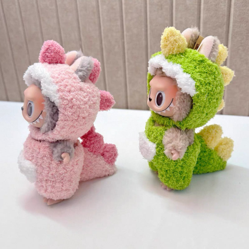 Cute Dinosaur Costume Doll clothes Set – 2-Piece Handmade Hood & Tail for Gen 1/2/3 (No Doll)