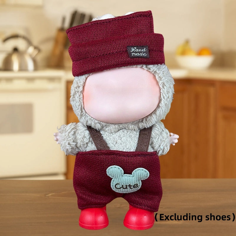 6.69inch Hand-made Doll Four Seasons Wear DIY Accessories Sweet Clothes Mini Accessories Suit Girl Play Home Toy (Not Include Doll)
