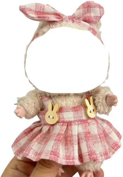 Dolls Clothes Outfit 17cm Doll Charm Clothes Suspenders Pants Replacement 3 Set No Doll