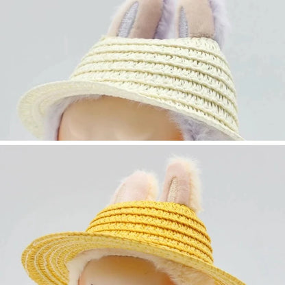 5-Pack Random Mini Straw Hat for Labubu, Doll Hat Accessories for 15cm & 17cm Labubu, Cute Beach Sun Hat for Labubu Clothes Accessories, Dolls Summer Vacation Photo Prop & Display Accessory
