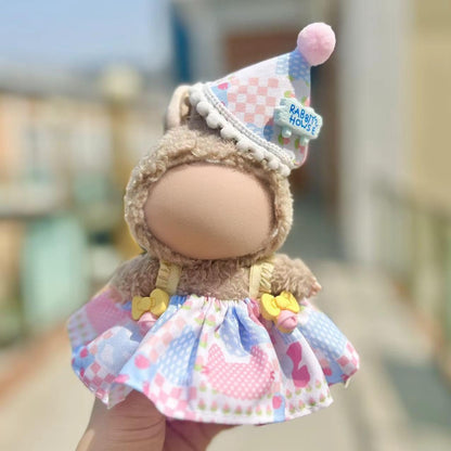 17cm Doll Clothes - Kawaii Clouth for 17cm Dolls, Cute Doll Outfit with Accessories (NO Doll)