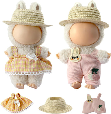 Clothes for 17cm Doll (NO Doll) Mystery Bag, Handcrafted Crochet Set for Doll, Premium Outfit ,Cute Clothes for Dress up Unique Style