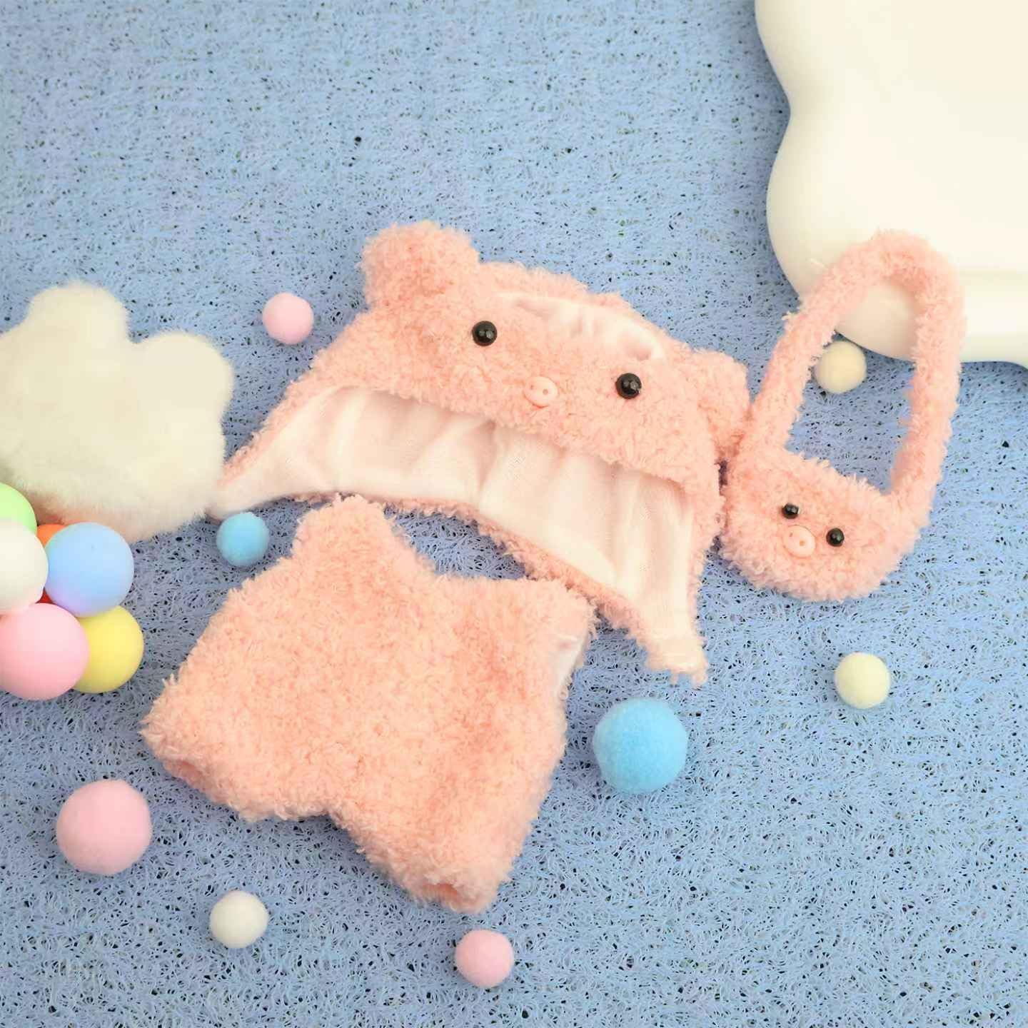 17cm Doll Clothes  Accessories Suit Cute Clothes for Doll Dress up Animal Style Outfits