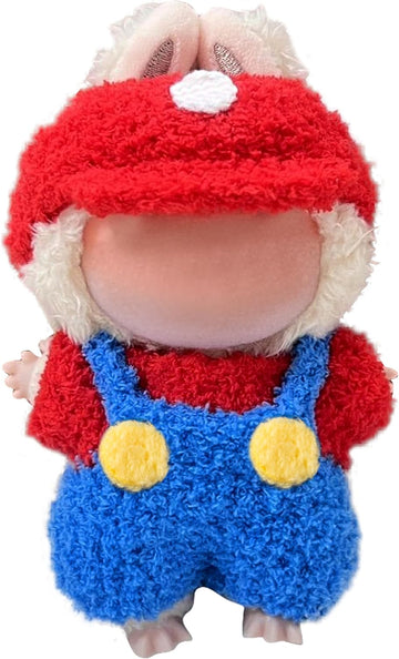 Clothes Fit for 17cm/6.7 Inch Doll, Fashion Doll Clothes Outfit Set Cute Theme Designer Toys Dress Accessories for Collector Fans Display Case (Red Blue Set)