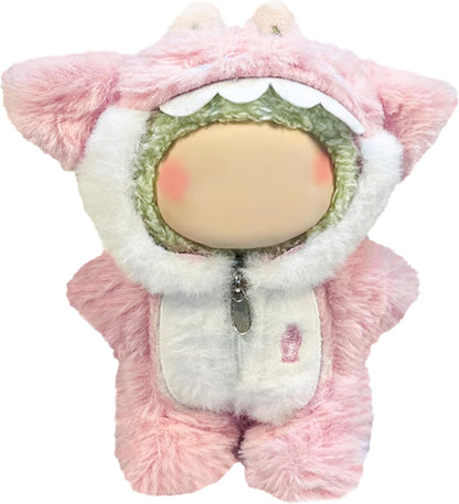 Clothes Fit for 17cm/6.7 Inch Doll, Fashion Doll Clothes Outfit Set Cute Theme Designer Toys Dress Accessories for Collector Fans Display Case (Red Blue Set)