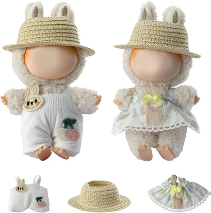 Clothes for 17cm Doll (NO Doll) Mystery Bag, Handcrafted Crochet Set for Doll, Premium Outfit ,Cute Clothes for Dress up Unique Style