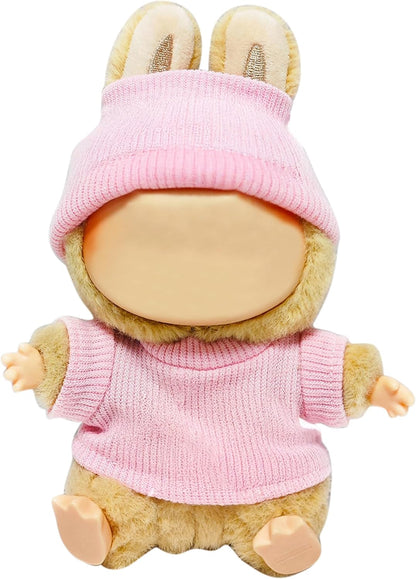 Clothes Fit for 17cm/6.7 Inch Doll, Fashion Doll Clothes Outfit Set Cute Theme Designer Toys Dress Accessories for Collector Fans Display Case (Red Blue Set)