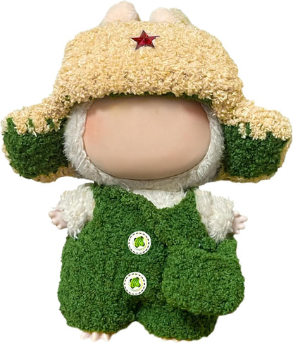 Clothes Fit for 17cm/6.7 Inch Doll, Fashion Doll Clothes Outfit Set Cute Theme Designer Toys Dress Accessories for Collector Fans Display Case (Red Blue Set)