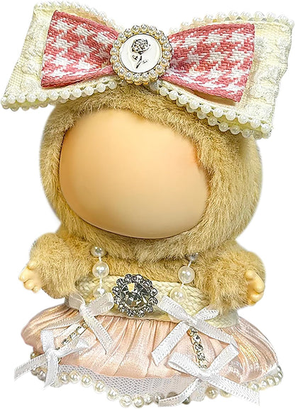 Clothes Fit for 17cm/6.7 Inch Doll, Fashion Doll Clothes Outfit Set Cute Theme Designer Toys Dress Accessories for Collector Fans Display Case (Red Blue Set)