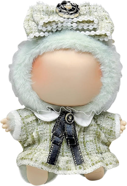 Clothes Fit for 17cm/6.7 Inch Doll, Fashion Doll Clothes Outfit Set Cute Theme Designer Toys Dress Accessories for Collector Fans Display Case (Red Blue Set)
