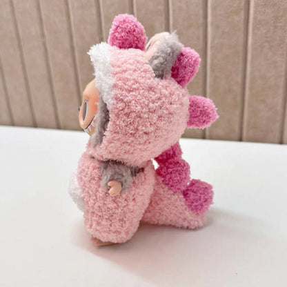 Cute Dinosaur Costume Doll clothes Set – 2-Piece Handmade Hood & Tail for Gen 1/2/3 (No Doll)