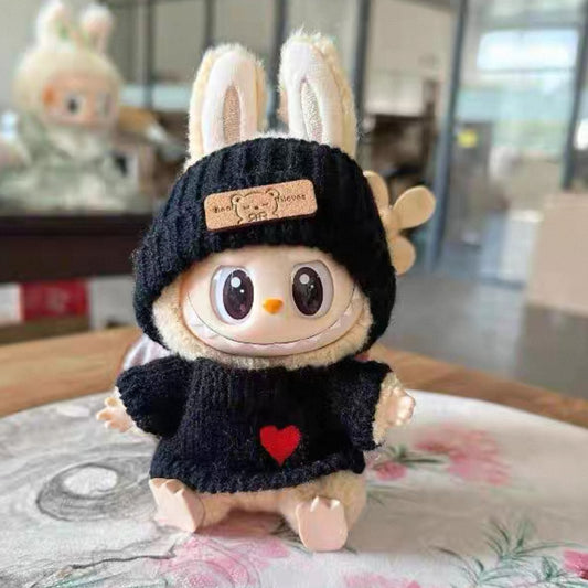 +Labubu Knit Sweater Set – 2-Piece Cozy Outfit for Labubu Gen 1/2 (No Doll)